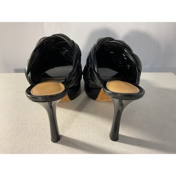 Bottega Veneta Black Leather Platform Heel - Size 8.5 - Picture 4 of 5